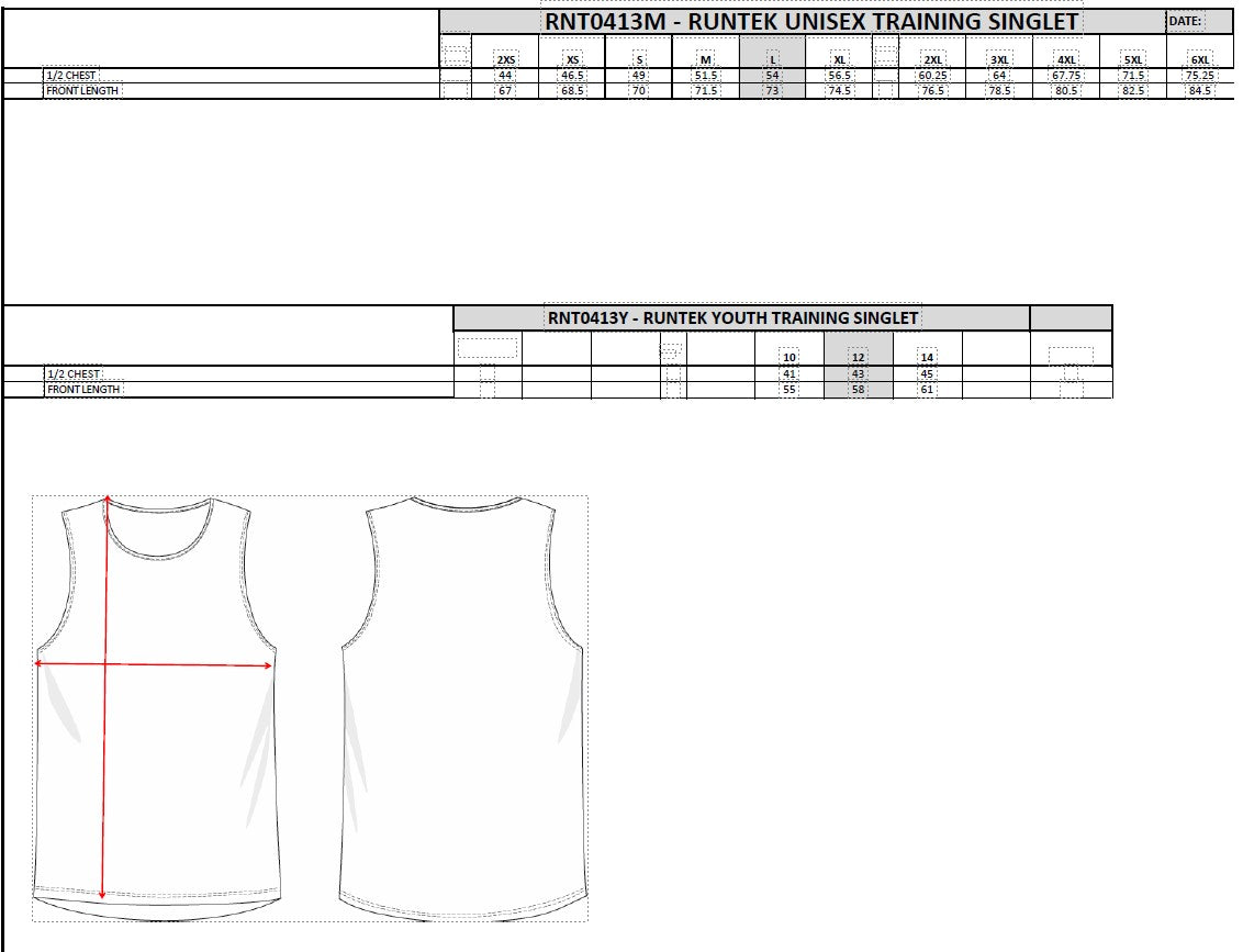 CCSC | Rugby League Training Singlet